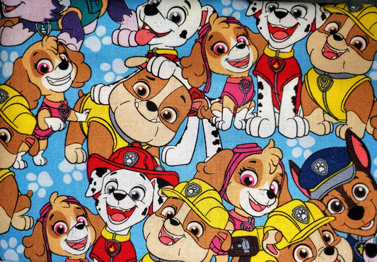 Paw Patrol Packed Characters Cotton Fabric