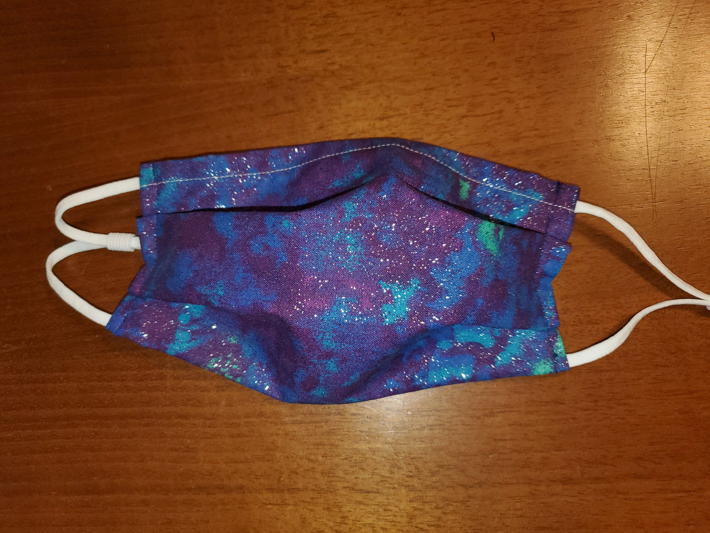 Purple Galaxy Face Mask Space Mask Adjustable Reusable Washable Soft