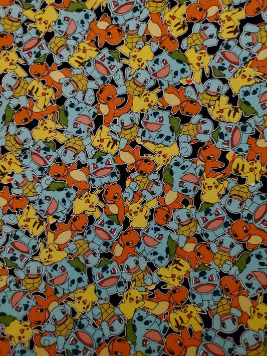 Pokémon Packed Cotton Fabric
