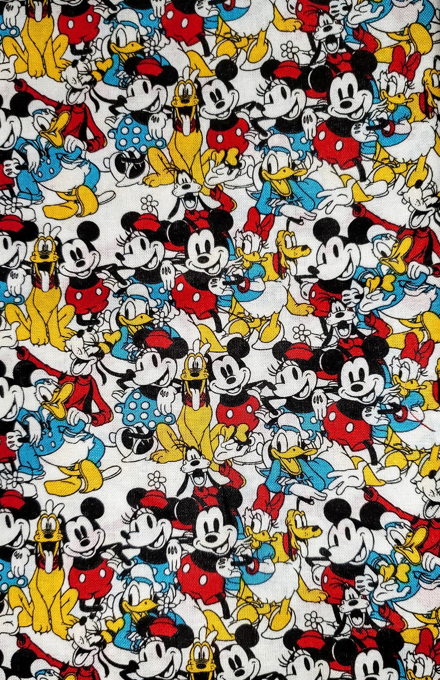 Mickey and Friends Packed Cotton Fabric