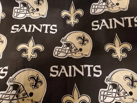 New Orleans Saints Large Helmets Cotton Fabric