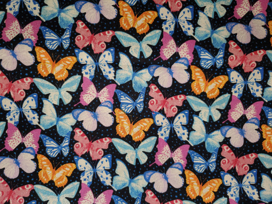 Butterflies Cotton Fabric