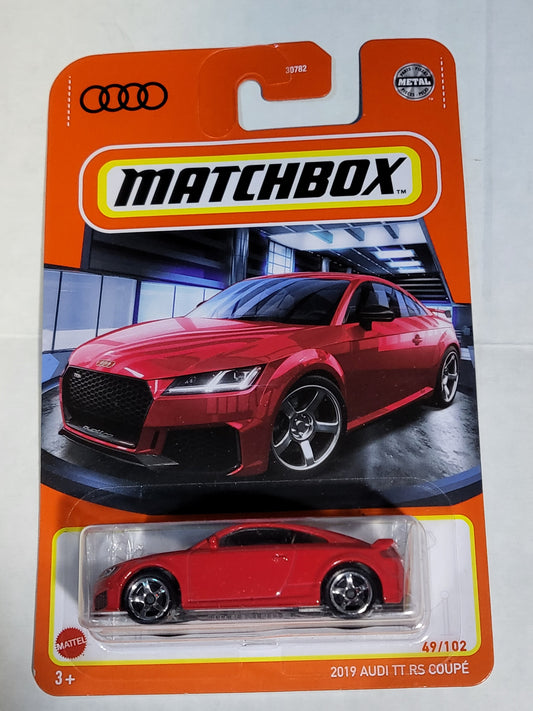 Matchbox 2019 AUDI TT RS COUPÉ 49/102 scale 1:64