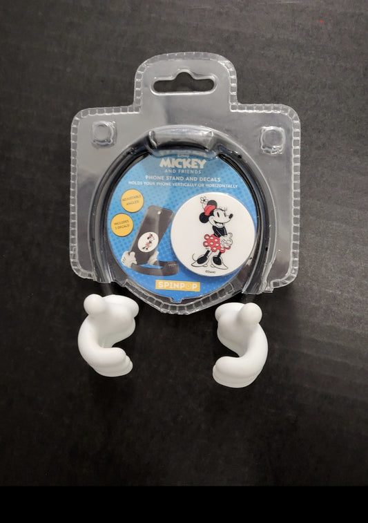 SPINPOP Phone Stand and Minnie Mouse Decal