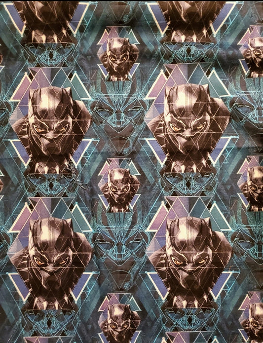 Black Panther Cotton Fabric