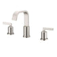 LUXIER Contemporary 8 in Widespread 2bHandle Bathroom Faucet with Pop-Up Drain in Spot Resist Brushed Nickel